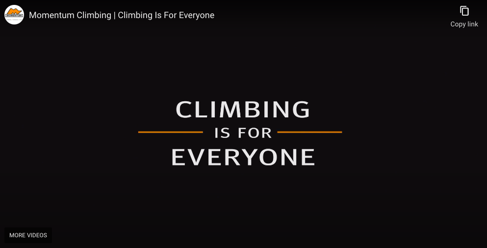 Climbing Is For Everyone